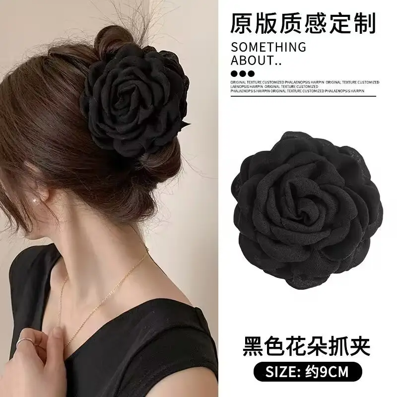 Pink Rose Flower Head Clip for Women 2024 — feature 9