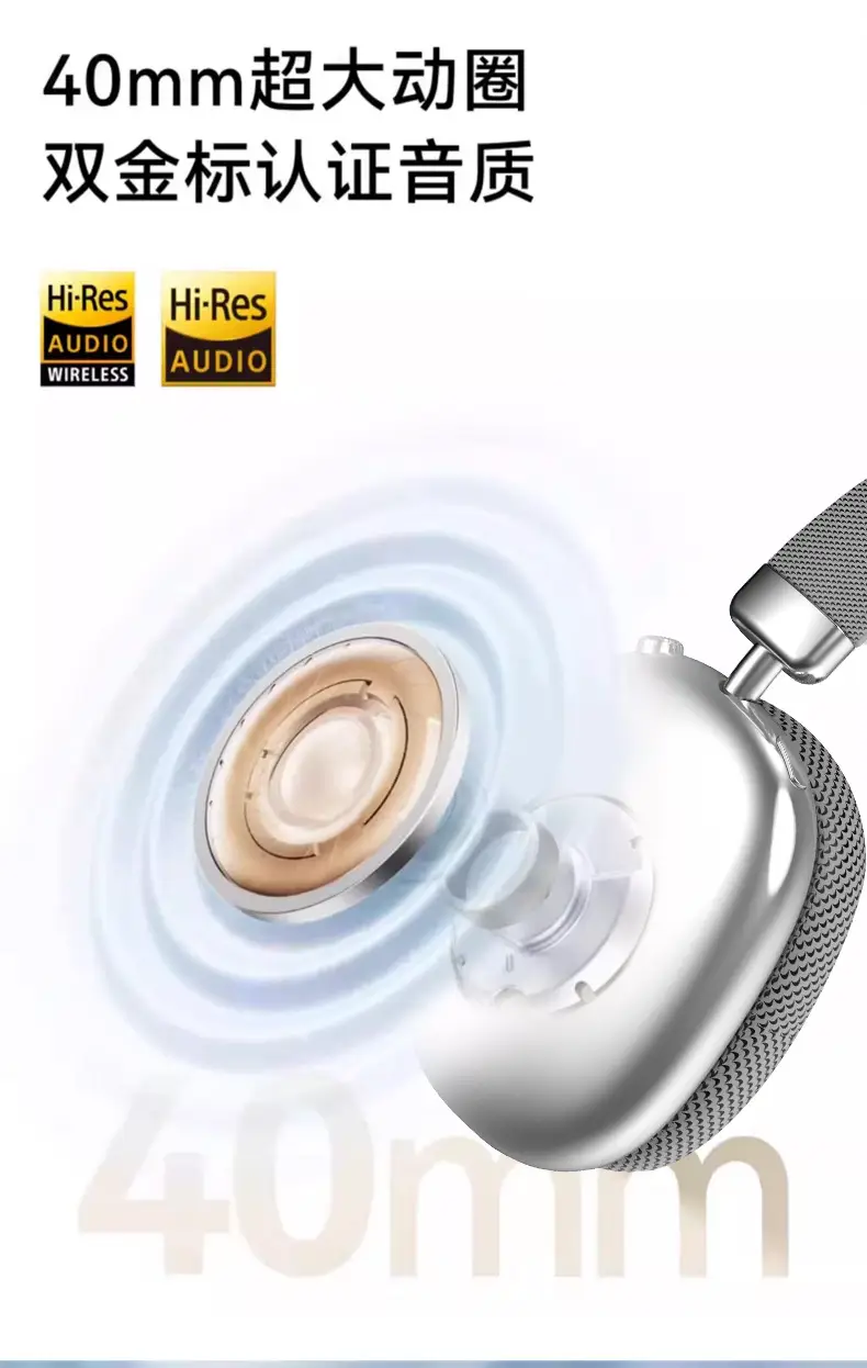 Green Wireless Over-Ear Headphones with Bluetooth & Long Battery — feature 8