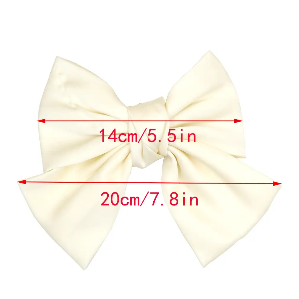 Japanese & Korean New Double-layer Satin Fabric Big Bow Hairpin - Image 10