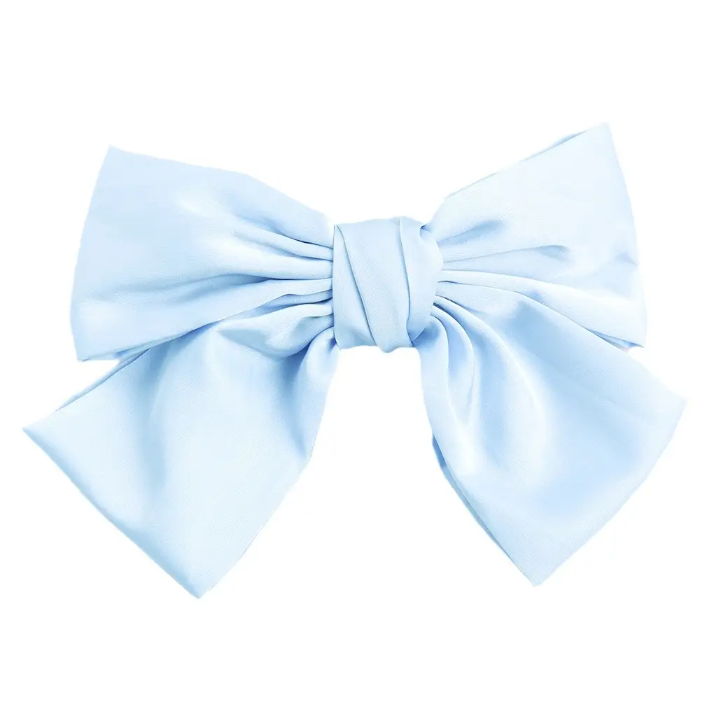 Japanese & Korean New Double-layer Satin Fabric Big Bow Hairpin - Image 12
