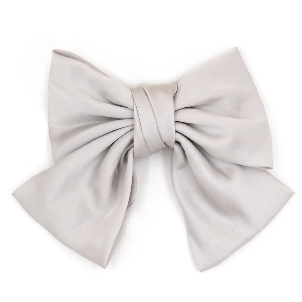 Japanese & Korean New Double-layer Satin Fabric Big Bow Hairpin - Image 6