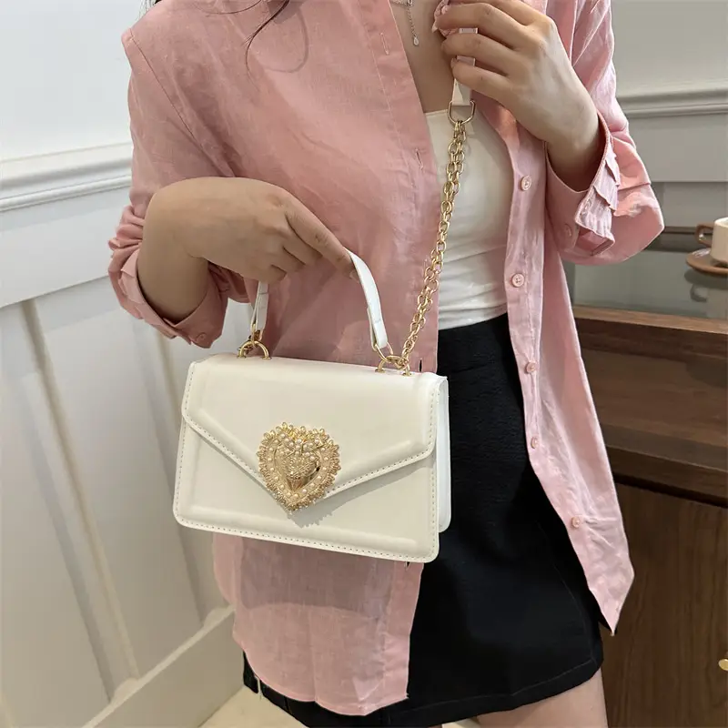 Green Pearl Embellished Women's Crossbody Bag - Image 7