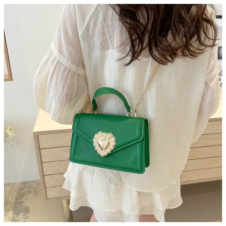 Green Pearl Embellished Women's Crossbody Bag — feature 24