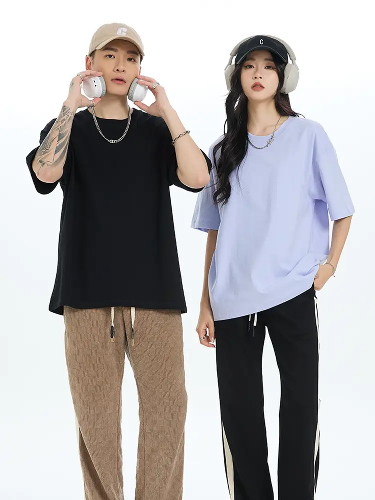 Men Heavy Cotton Beige T-Shirt Round Neck