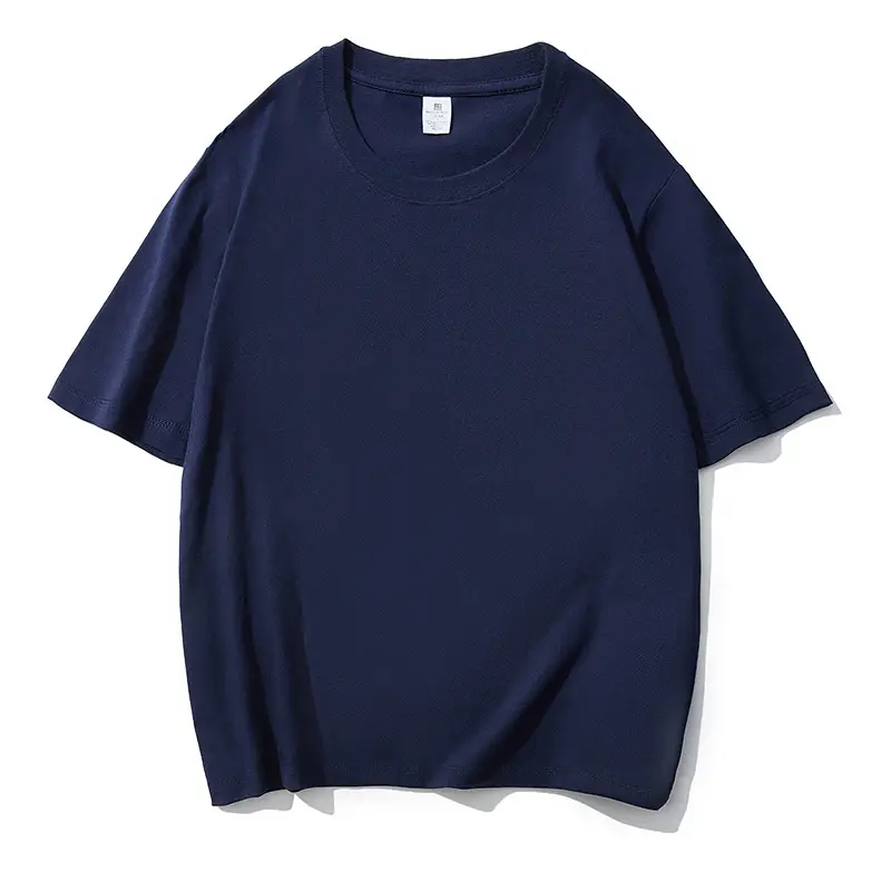 Men Heavy Cotton Beige T-Shirt Round Neck
