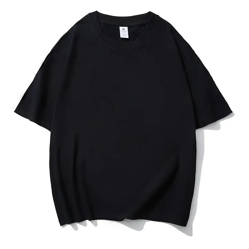 Men Heavy Cotton Beige T-Shirt Round Neck