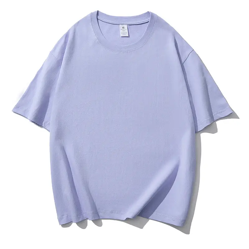 Men Heavy Cotton Beige T-Shirt Round Neck