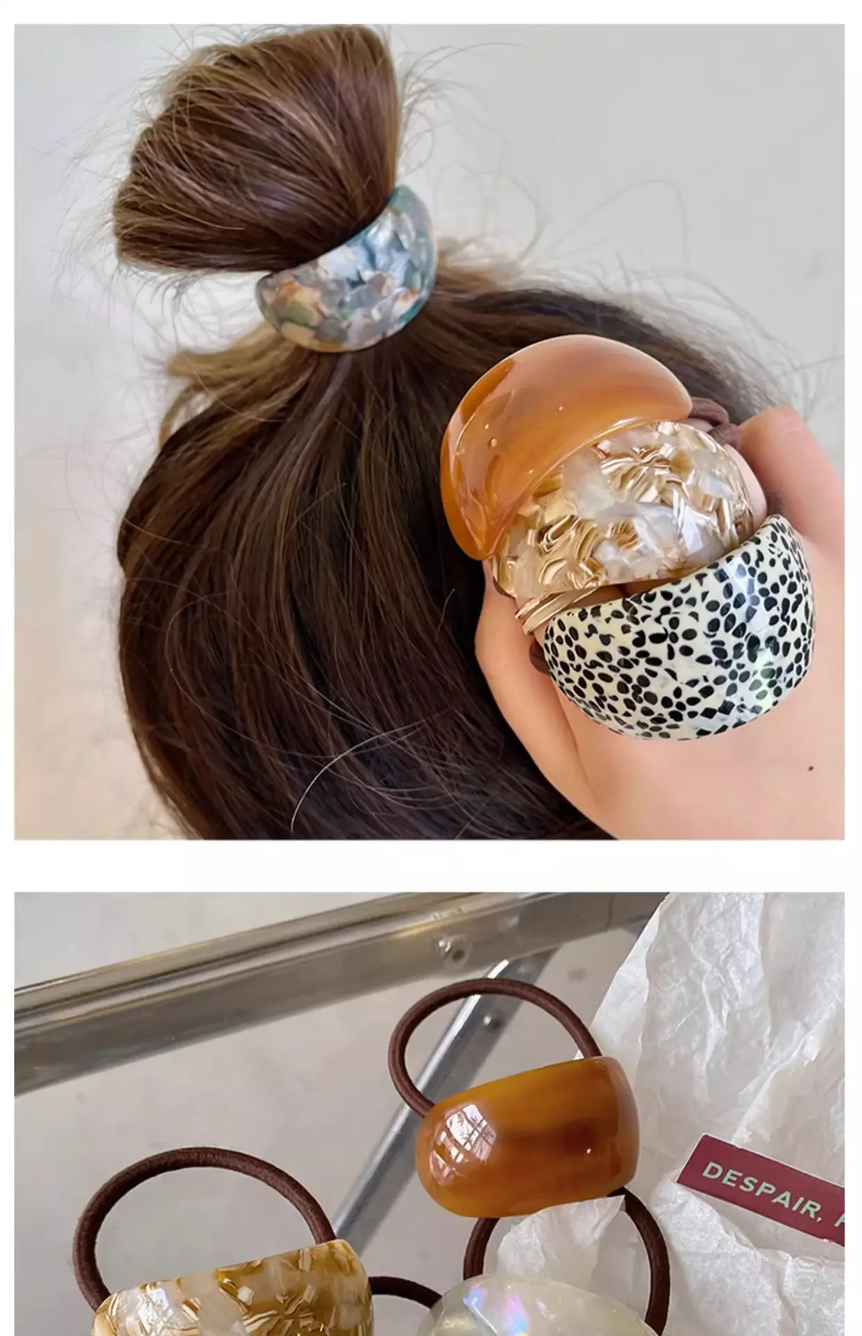 Elegant Amber Hair Ropes for Girls & Adults — feature 4