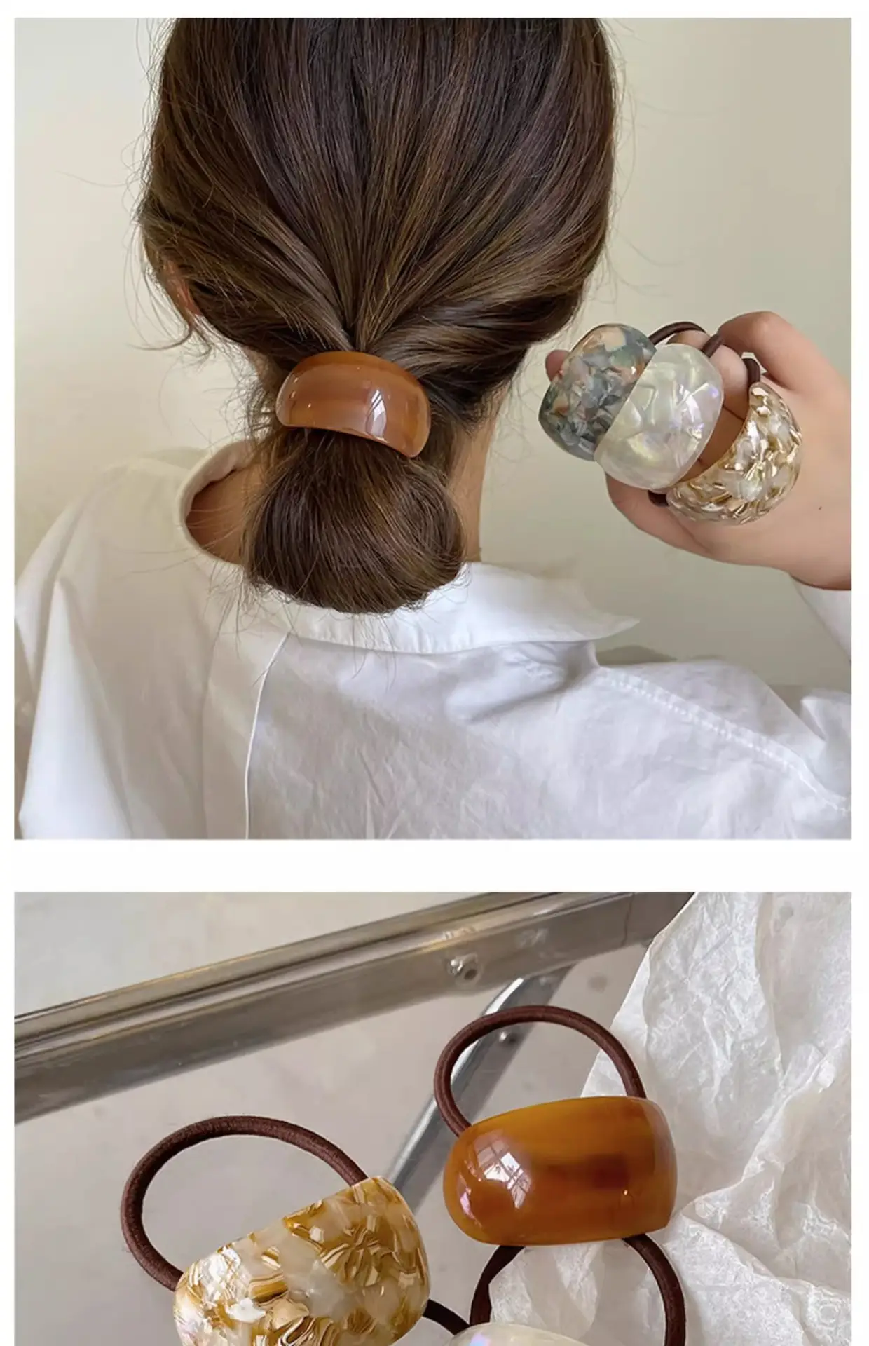 Elegant Amber Hair Ropes for Girls & Adults — feature 6