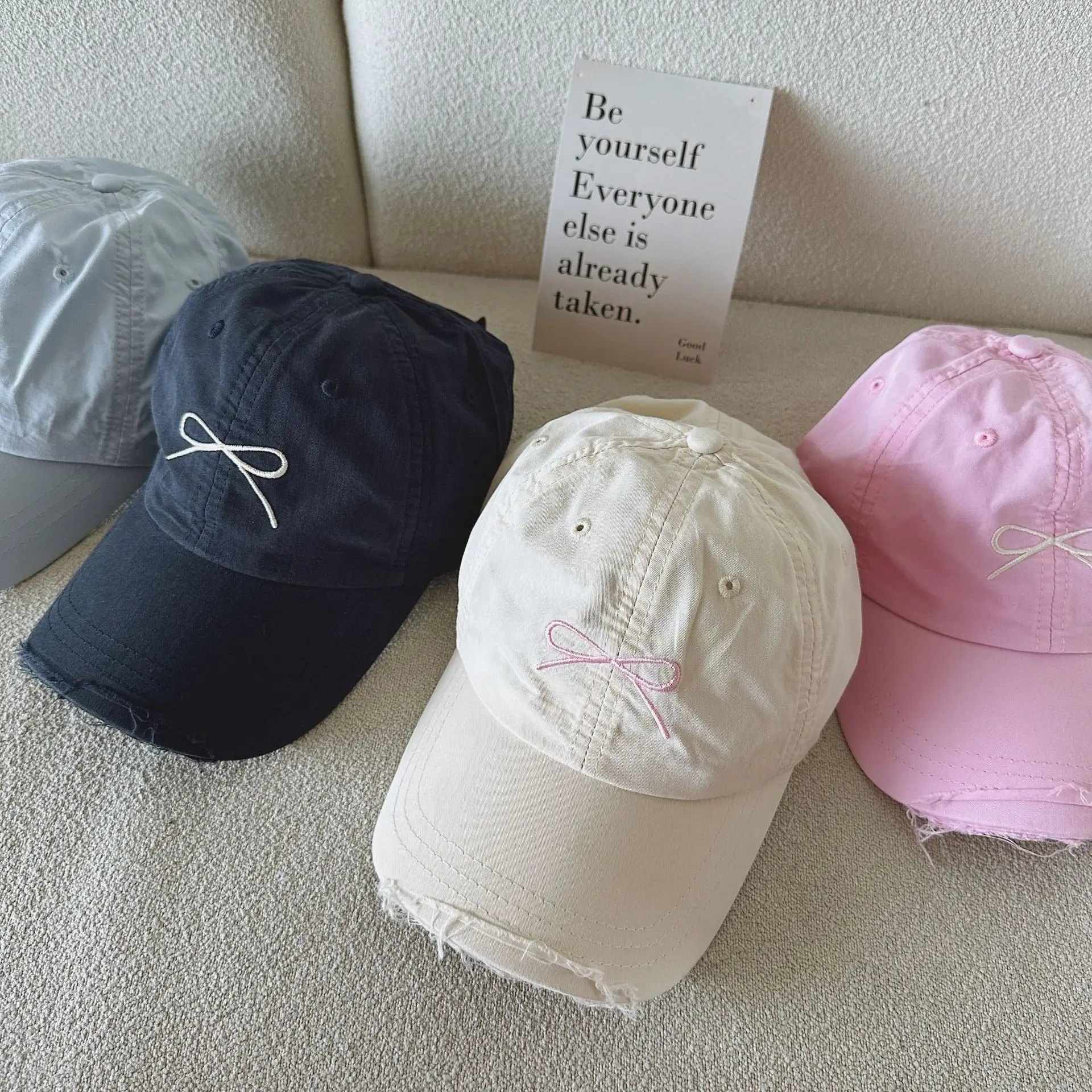 Light Blue Butterfly Cap for Girls 2024 Summer — feature 12