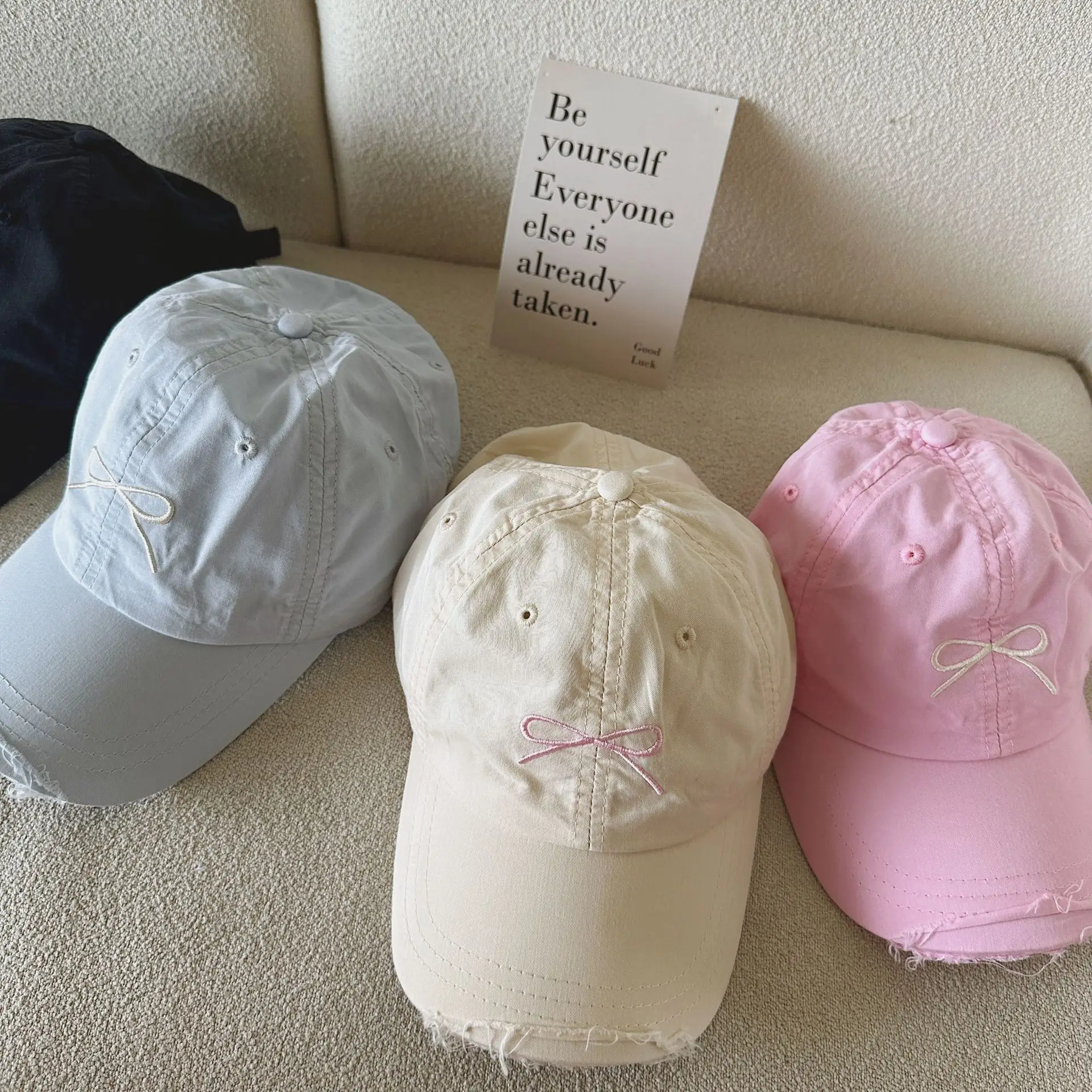 Light Blue Butterfly Cap for Girls 2024 Summer — feature 13