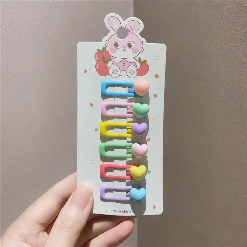 Girls' Rainbow Hair Clips 2024 Non-Damaging Hairpins — feature 3