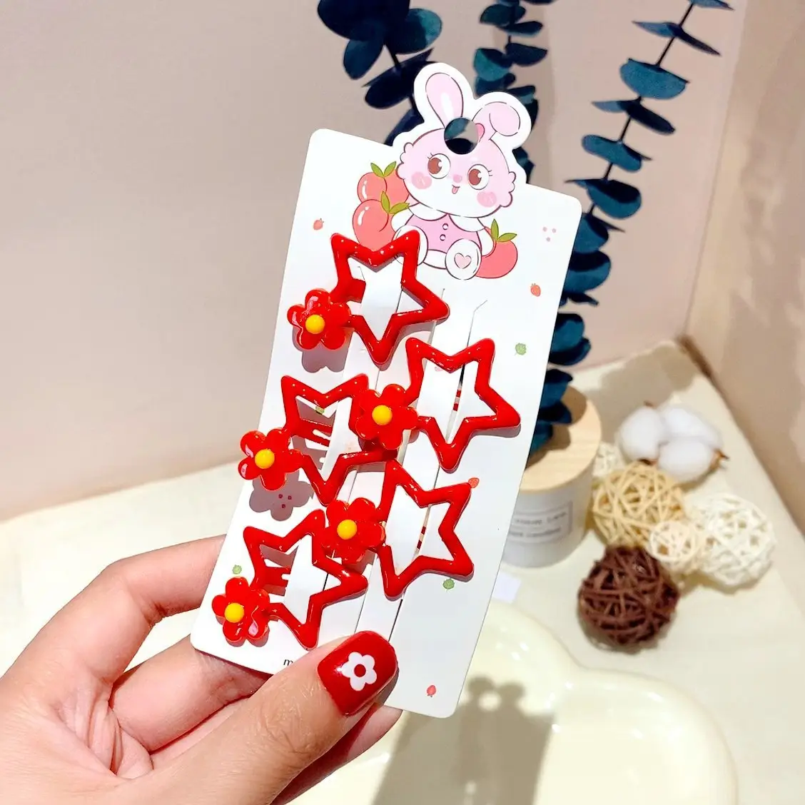 Girls' Rainbow Hair Clips 2024 Non-Damaging Hairpins