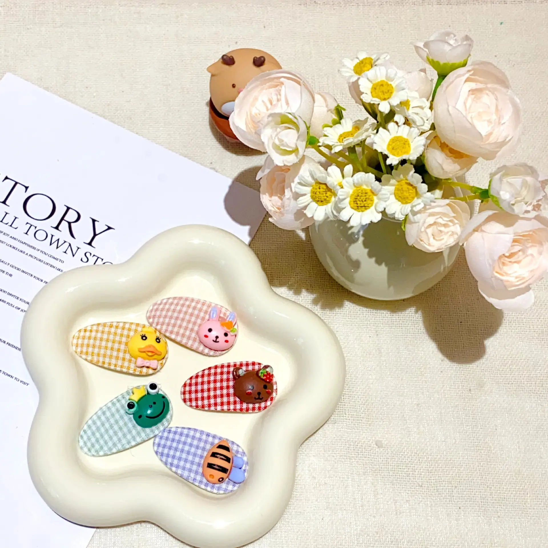 Girls' Rainbow Hair Clips 2024 Non-Damaging Hairpins