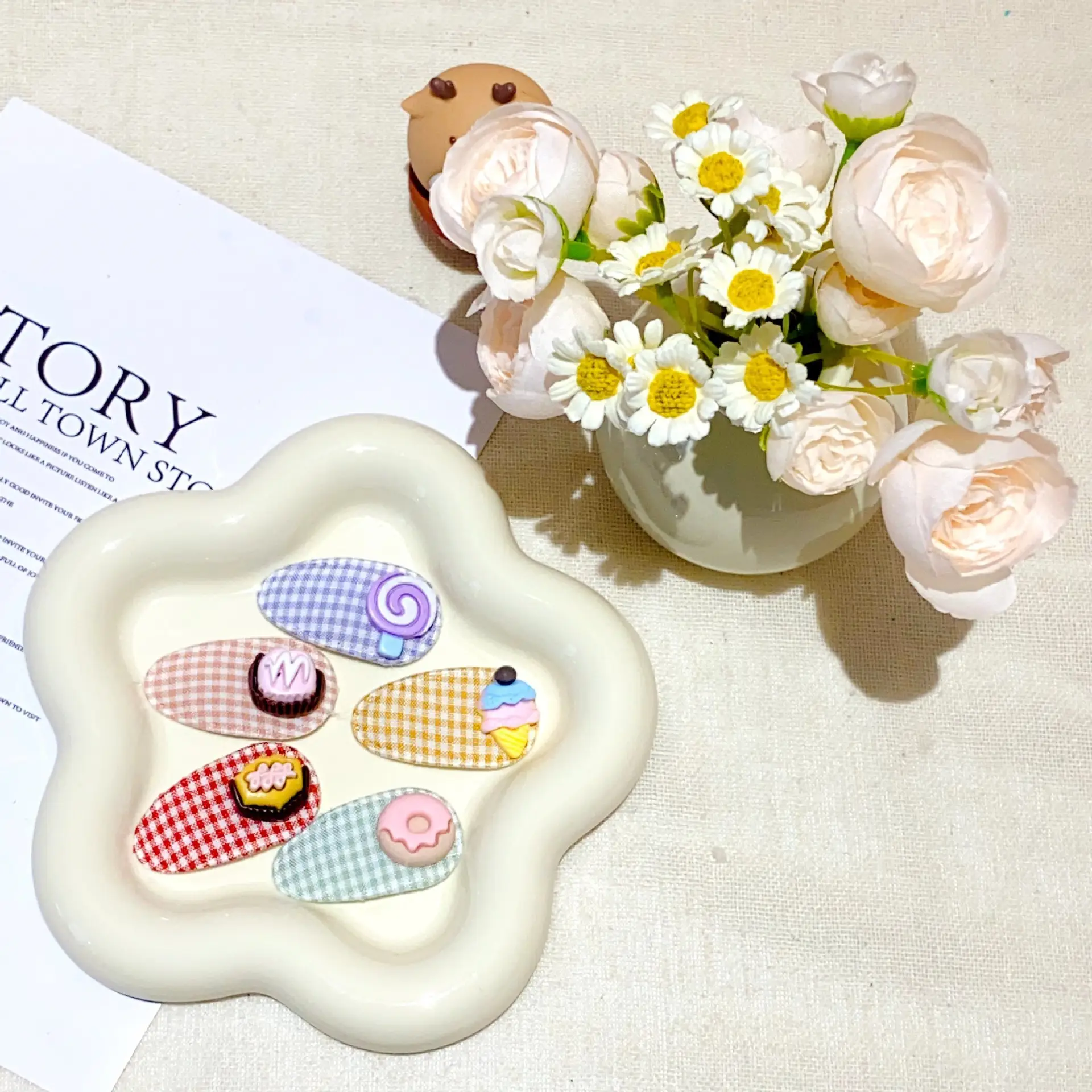 Girls' Rainbow Hair Clips 2024 Non-Damaging Hairpins