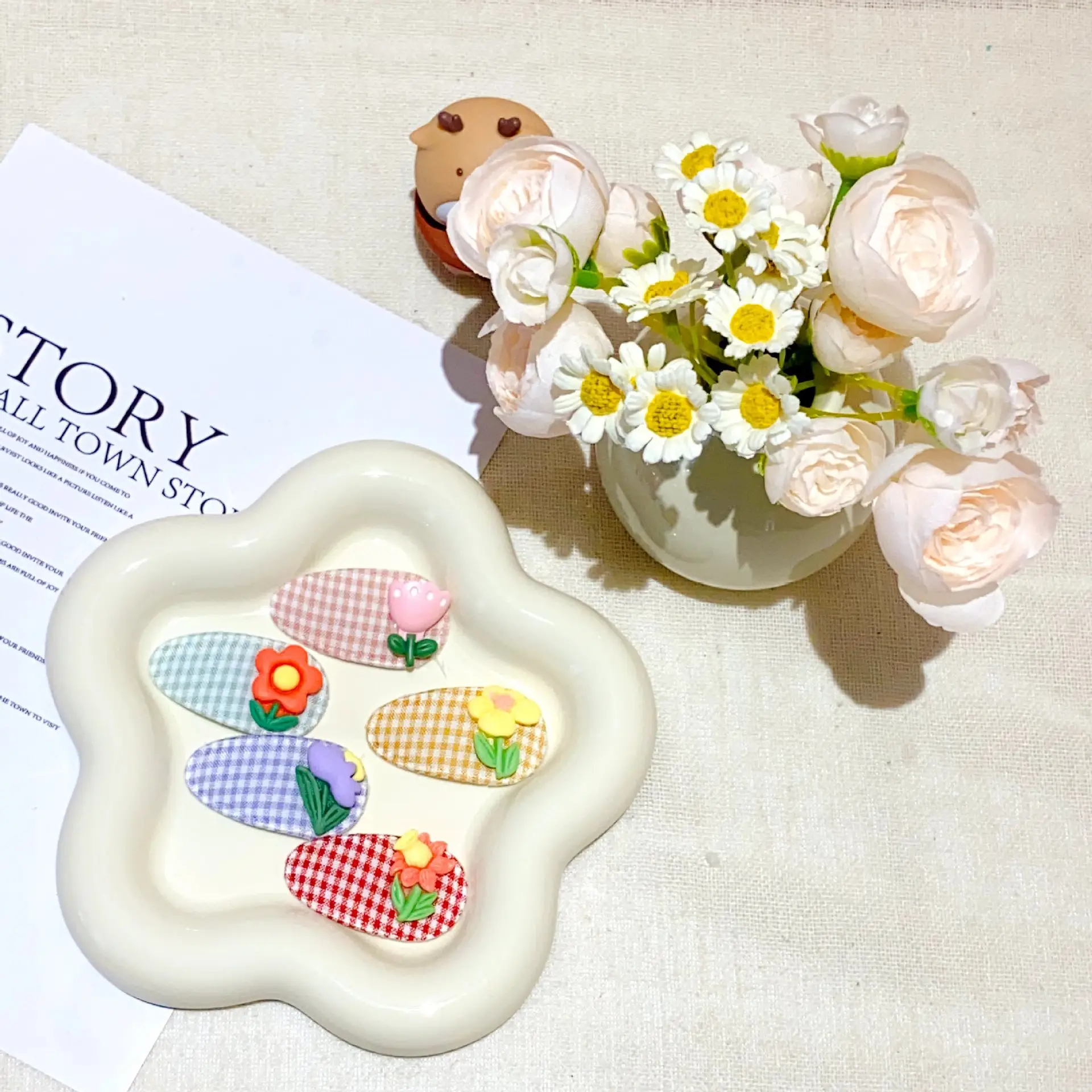 Girls' Rainbow Hair Clips 2024 Non-Damaging Hairpins