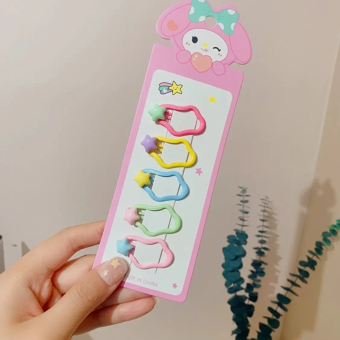 Girls' Rainbow Hair Clips 2024 Non-Damaging Hairpins