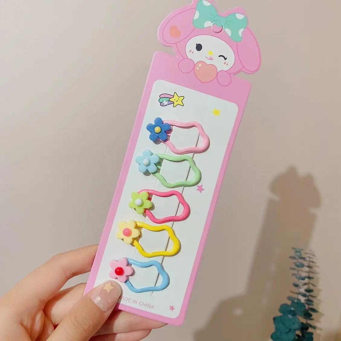 Girls' Rainbow Hair Clips 2024 Non-Damaging Hairpins