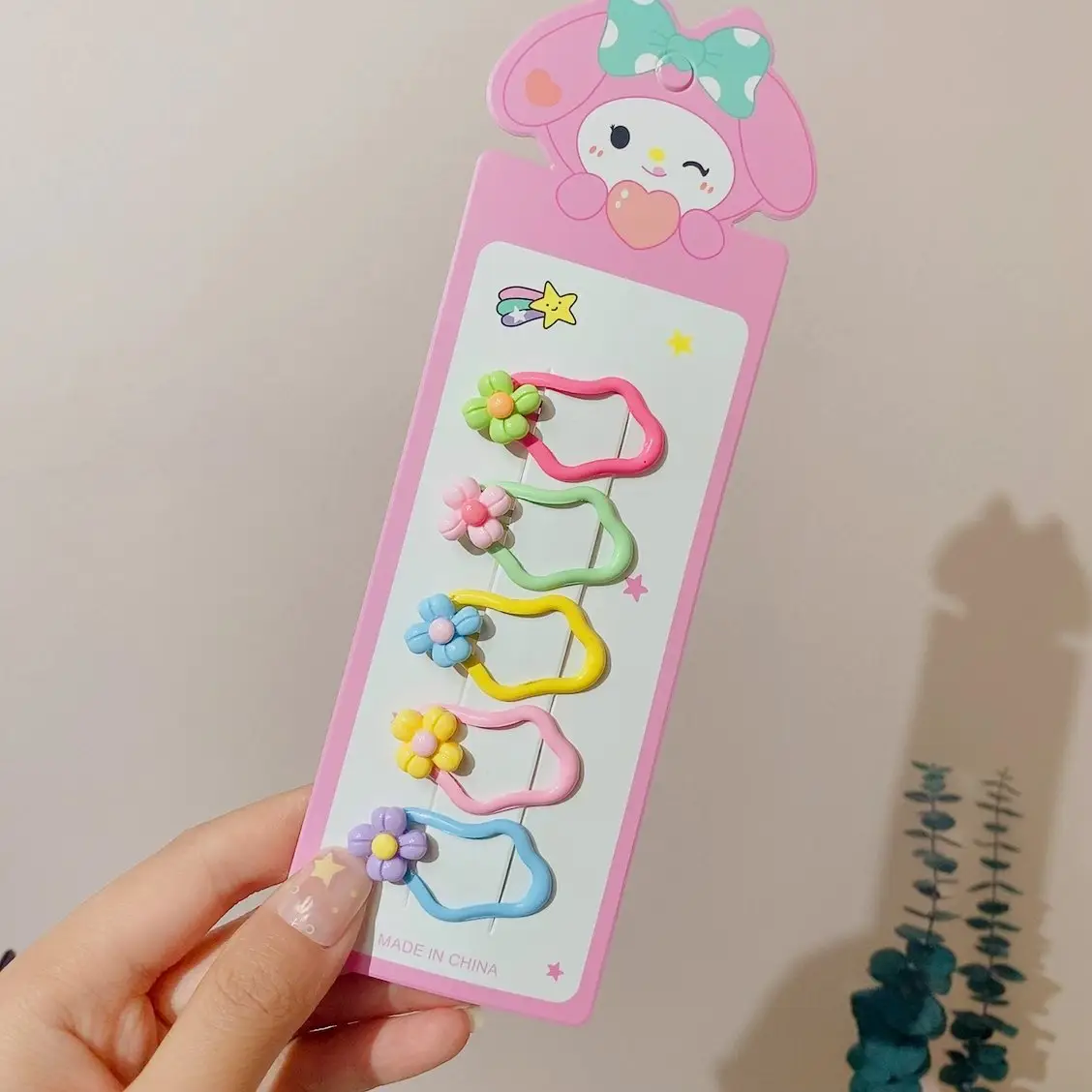 Girls' Rainbow Hair Clips 2024 Non-Damaging Hairpins