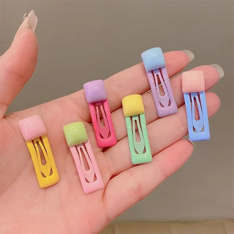 Girls' Rainbow Hair Clips 2024 Non-Damaging Hairpins
