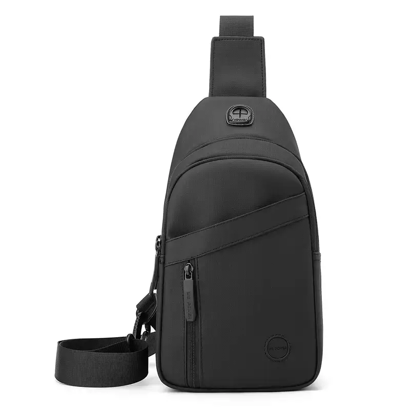 Men's Crossbody Bag Black Casual Shoulder Crossbody - Image 9