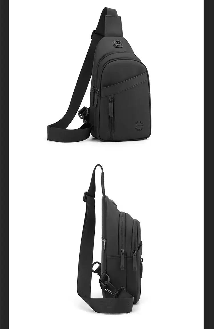 Men's Crossbody Bag Black Casual Shoulder Crossbody — feature 26