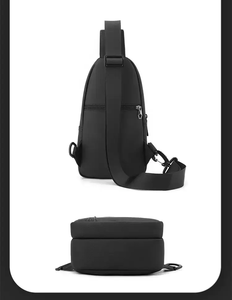 Men's Crossbody Bag Black Casual Shoulder Crossbody — feature 27
