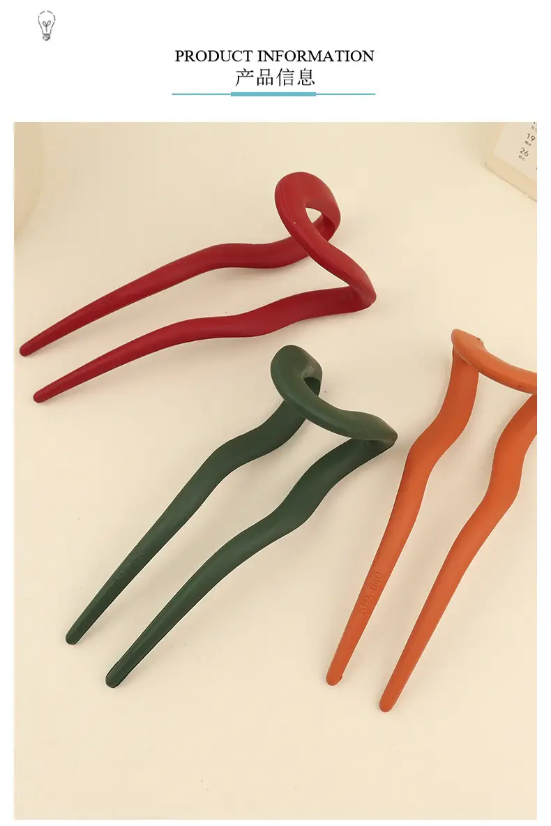 Cross-Border Frosted Hairpin for Women Elegant Hairpin — feature 2