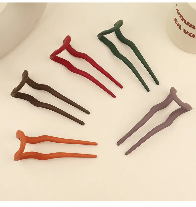 Cross-Border Frosted Hairpin for Women Elegant Hairpin — feature 4