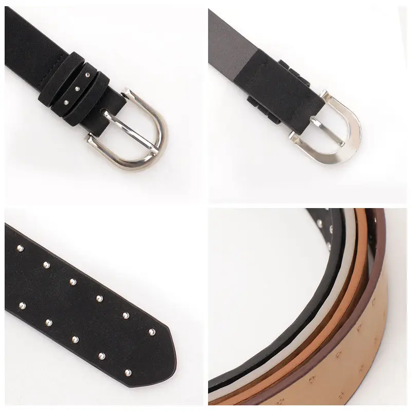 Women's Cross-border Beaded Belt Brown Black - Image 8