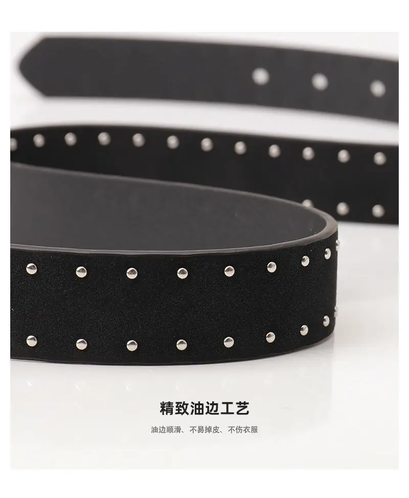 Women's Cross-border Beaded Belt Brown Black — feature 16