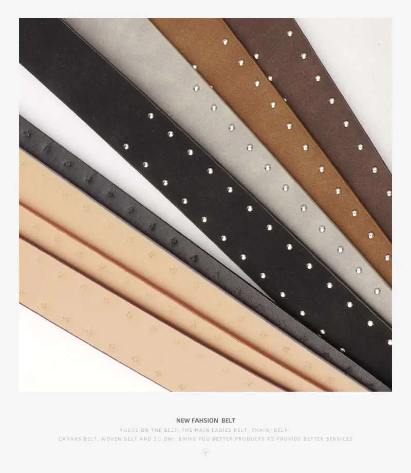 Women's Cross-border Beaded Belt Brown Black — feature 21