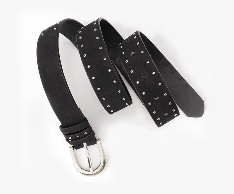 Women's Cross-border Beaded Belt Brown Black — feature 26