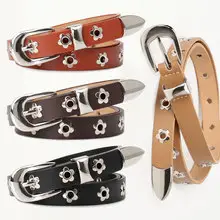 Women's Cross-border Beaded Belt Brown Black — feature 4