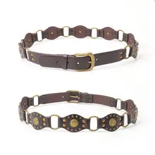 Women's Cross-border Beaded Belt Brown Black — feature 8