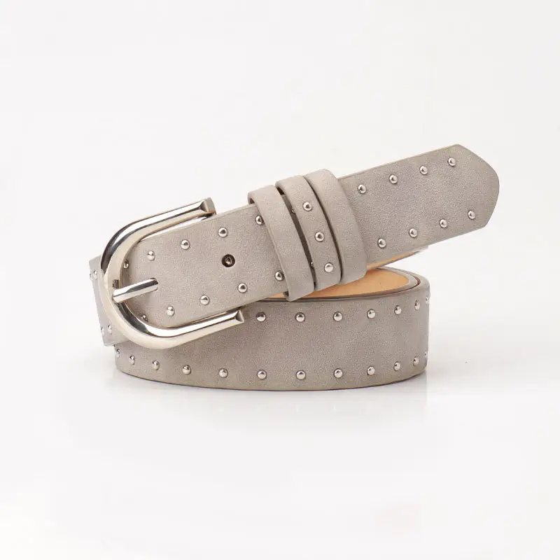 Women's Cross-border Beaded Belt Brown Black - Image 4
