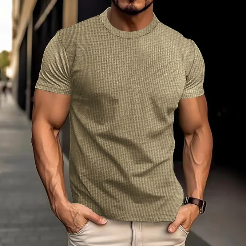 Men's 2026 Summer Slim Fit T-Shirt Navy Blue — feature 24
