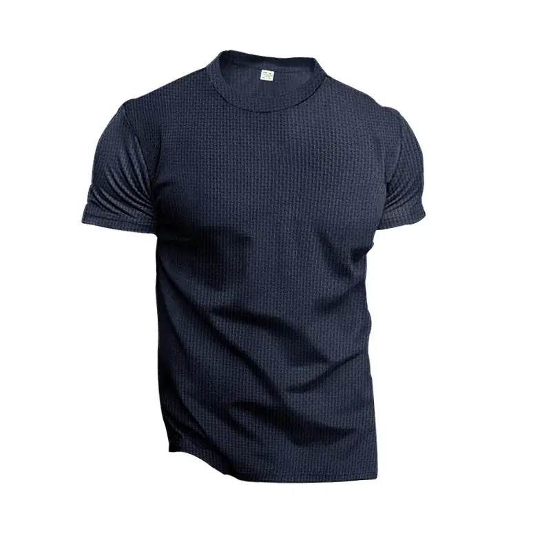 Men's 2026 Summer Slim Fit T-Shirt Navy Blue — feature 4
