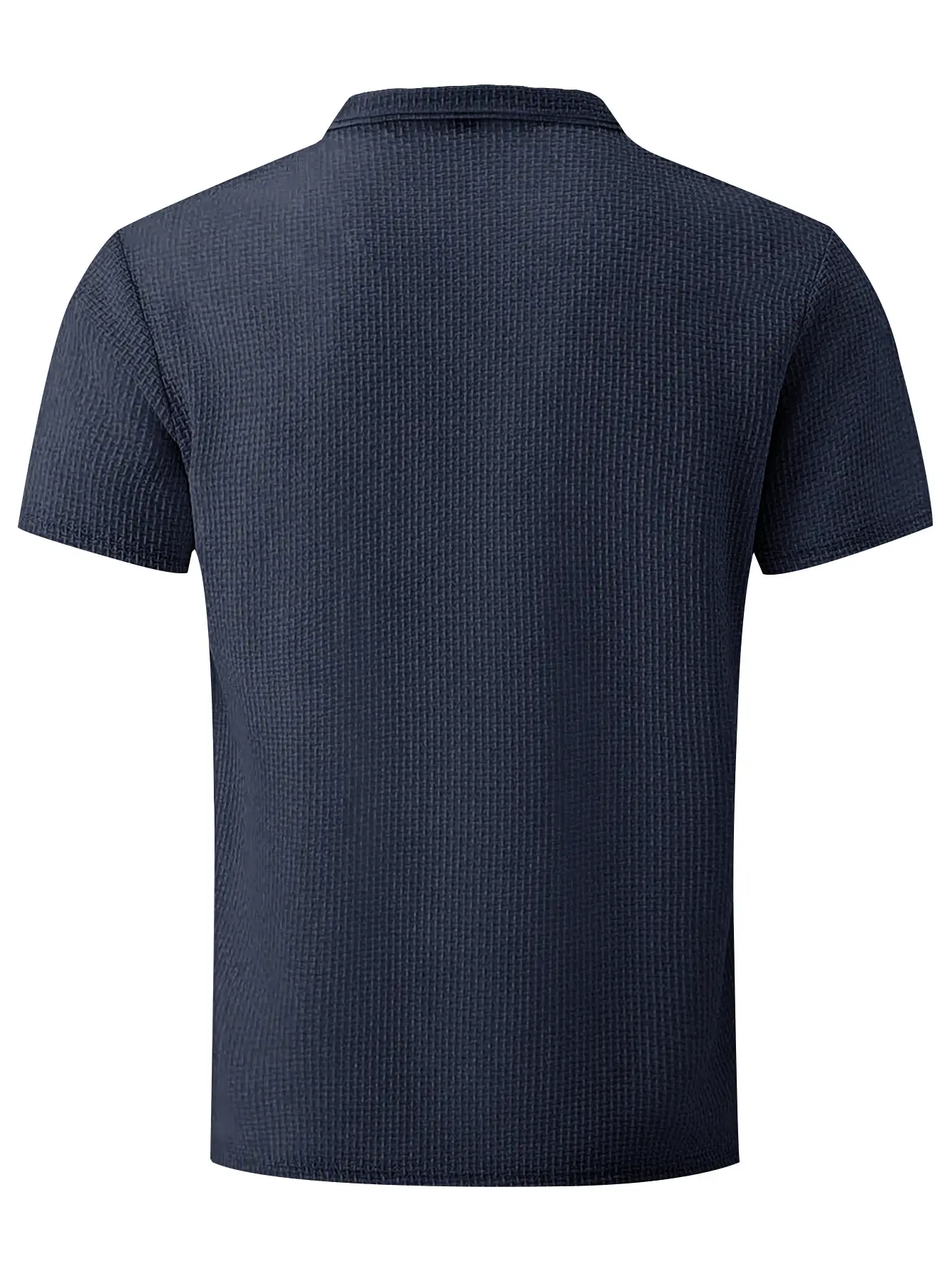 Men's 2026 Summer Slim Fit T-Shirt Navy Blue — feature 5