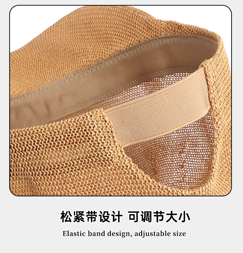 Women Sunscreen Straw Cap Japanese Baseball Cap — feature 10
