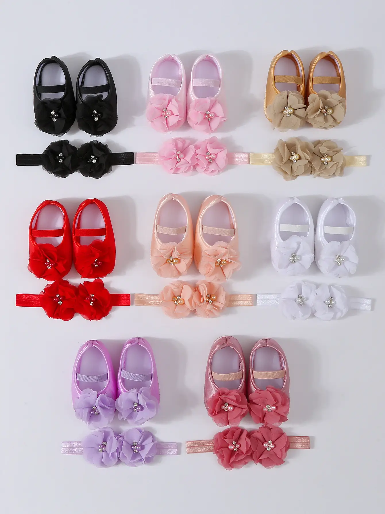 Newborn Princess Shoes Purple Bow 0-1 Year — feature 1