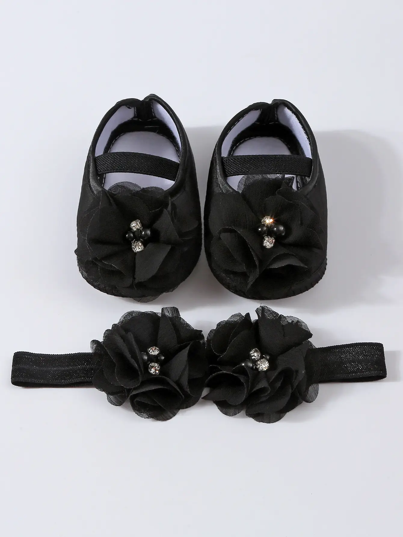Newborn Princess Shoes Purple Bow 0-1 Year — feature 11