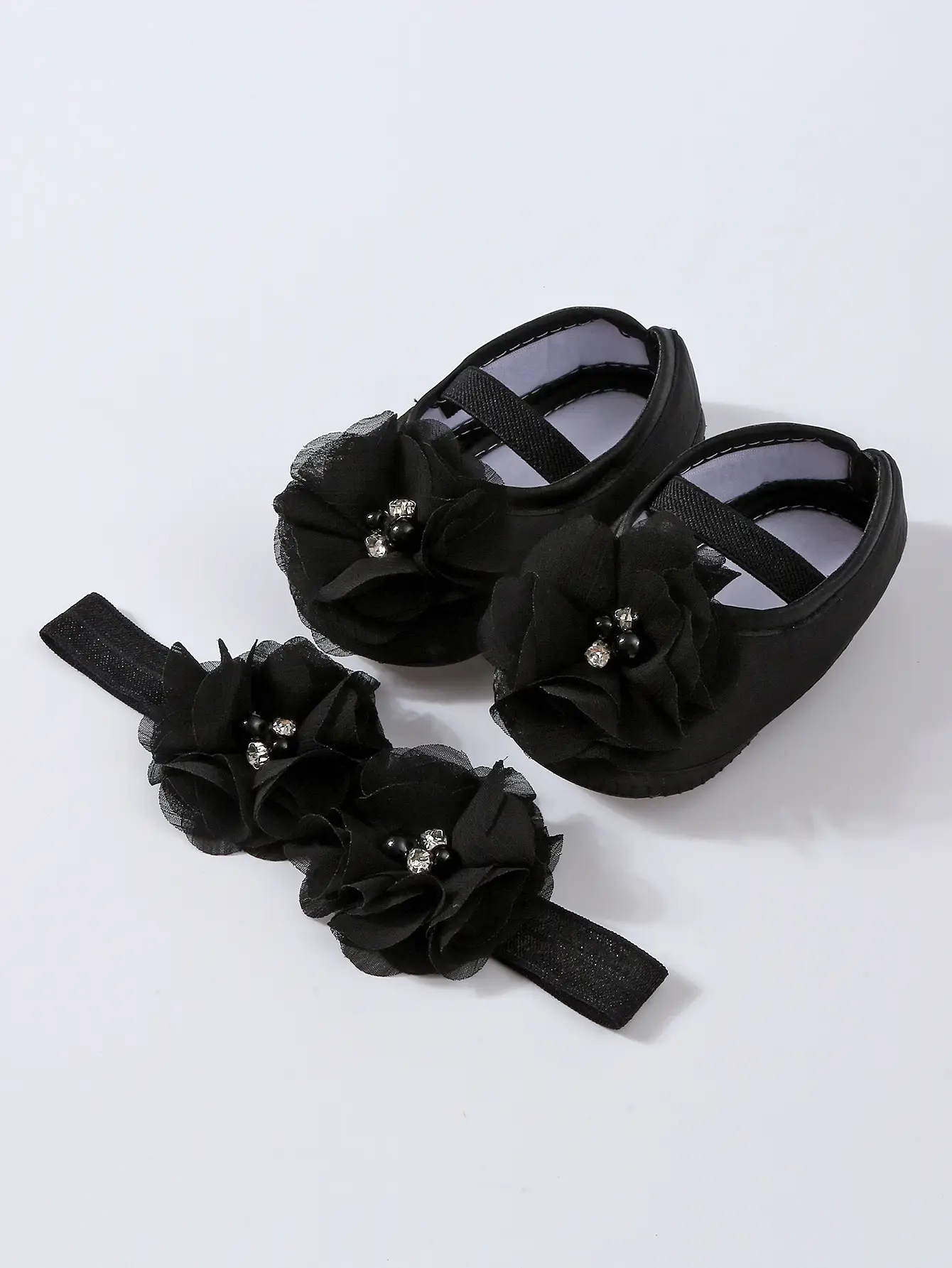 Newborn Princess Shoes Purple Bow 0-1 Year — feature 12