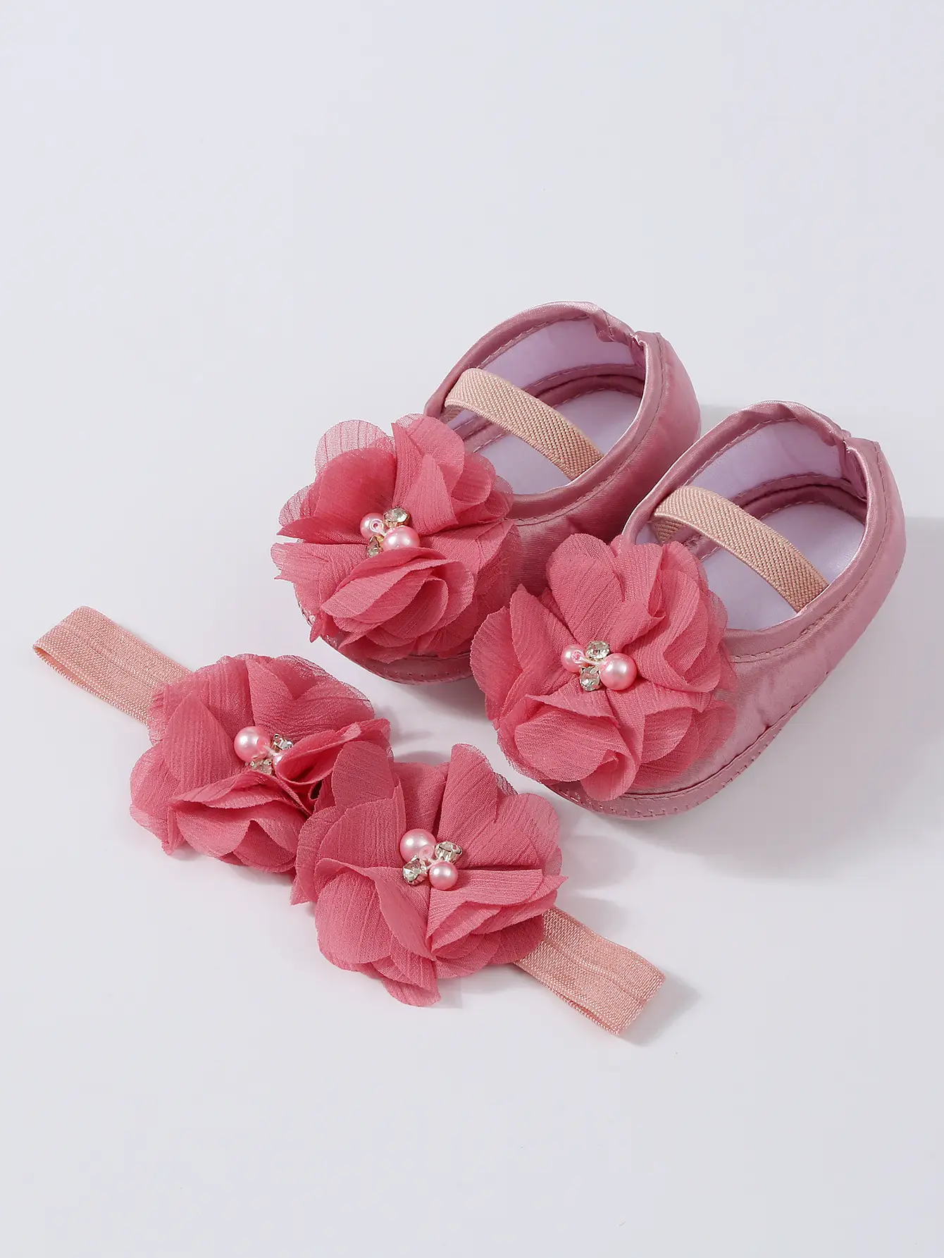 Newborn Princess Shoes Purple Bow 0-1 Year — feature 14