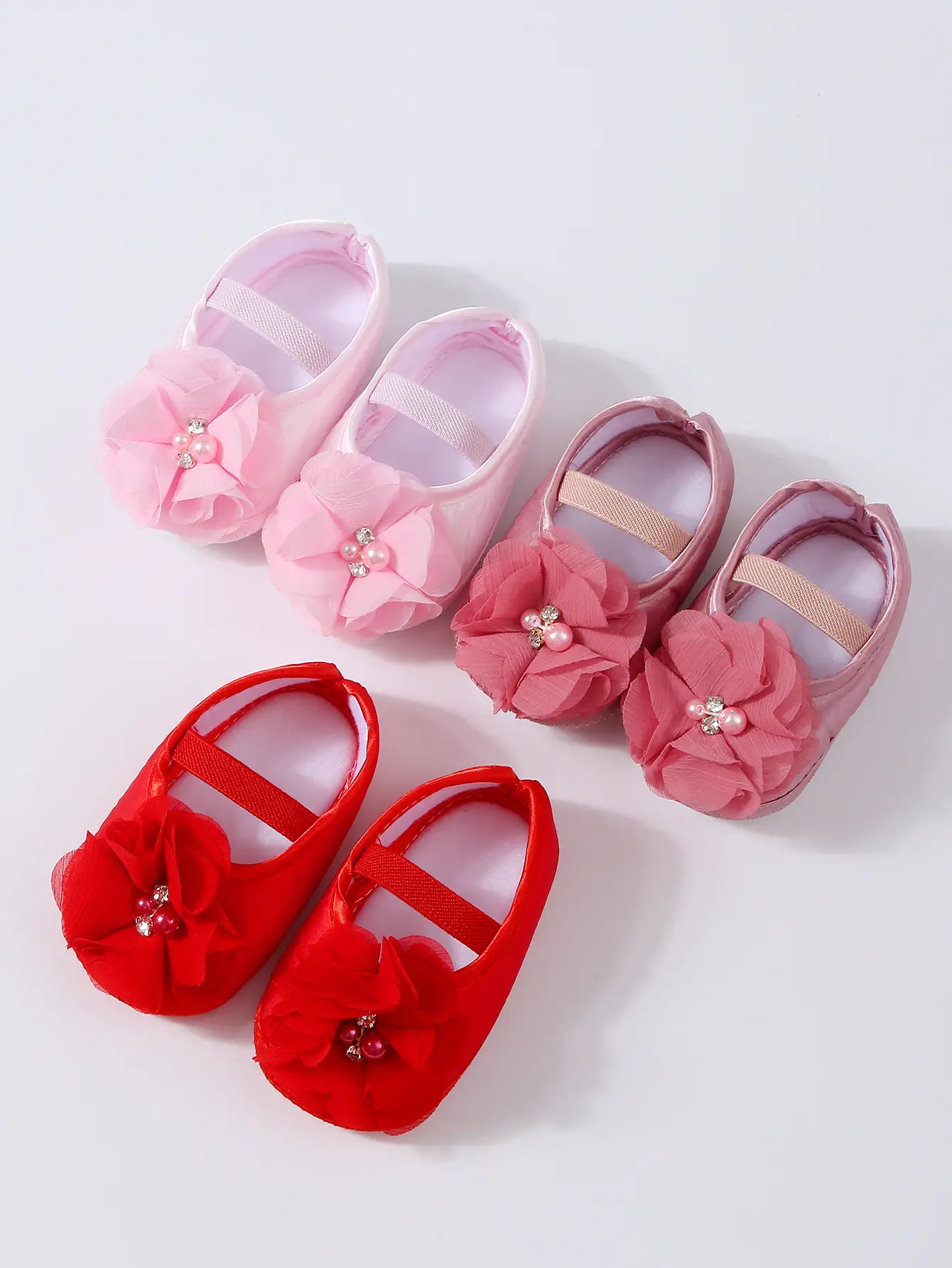 Newborn Princess Shoes Purple Bow 0-1 Year — feature 2