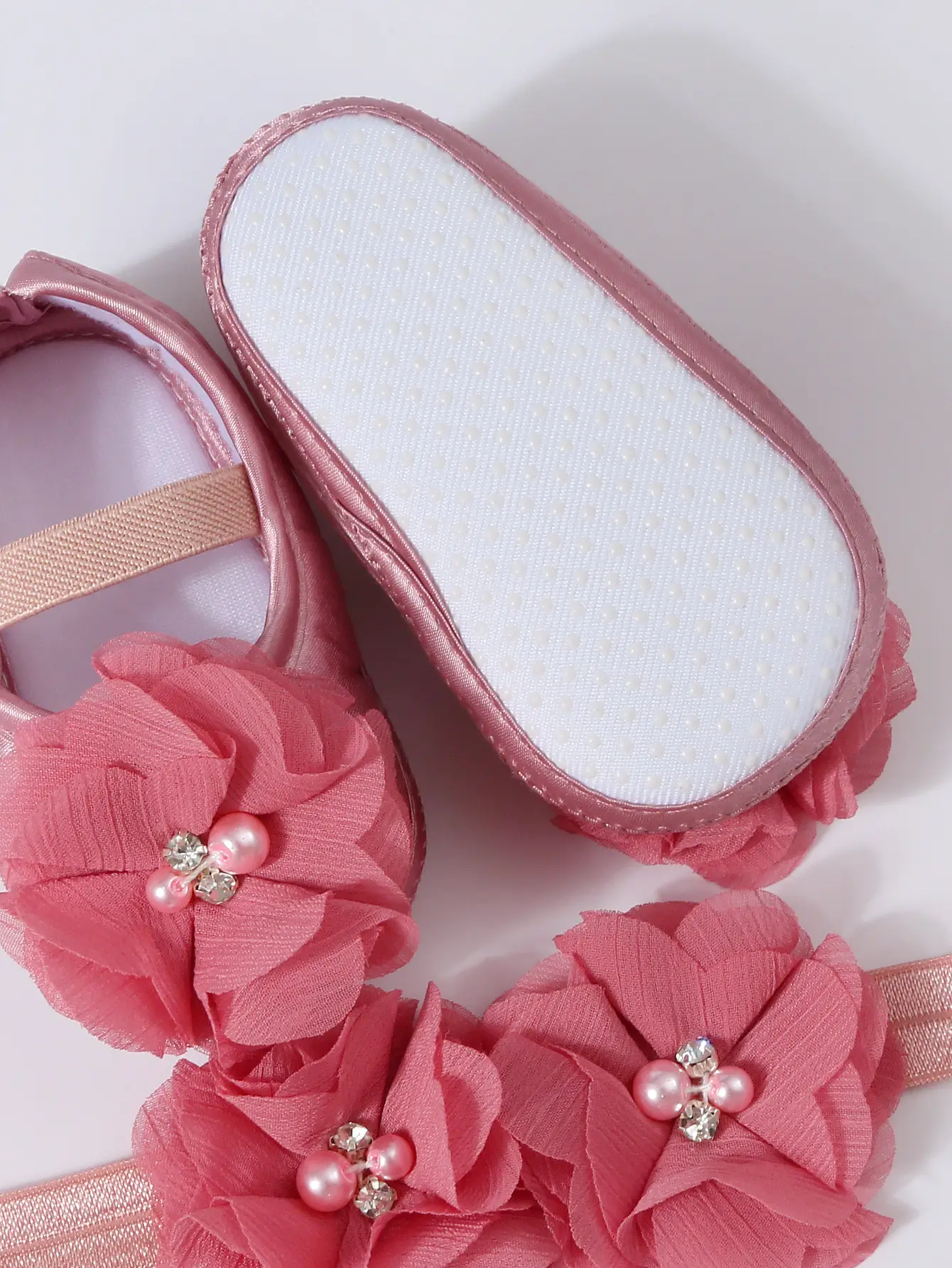 Newborn Princess Shoes Purple Bow 0-1 Year — feature 4