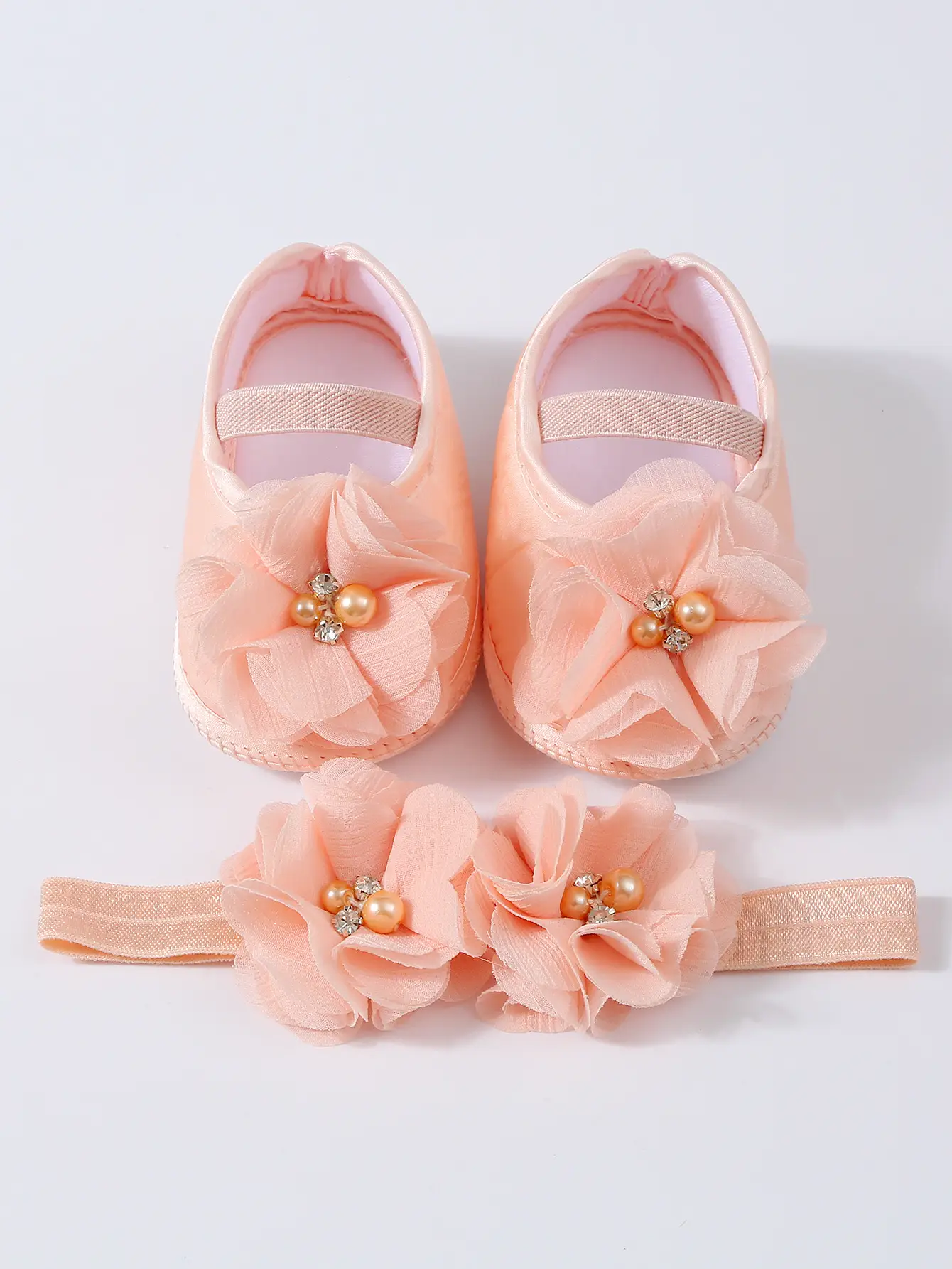 Newborn Princess Shoes Purple Bow 0-1 Year