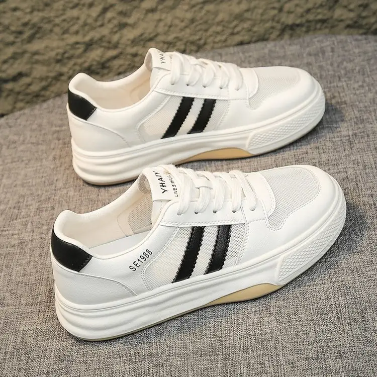 Women White Mesh Casual Shoes Spring Summer 2024 - Image 3