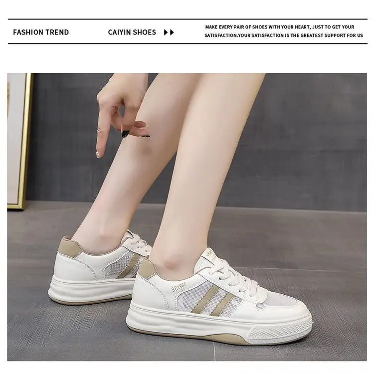 Women White Mesh Casual Shoes Spring Summer 2024 — feature 10