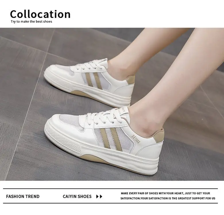 Women White Mesh Casual Shoes Spring Summer 2024 — feature 2